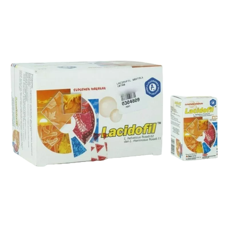LACIDOFIL 1 BOTOL 10 CAPSUL