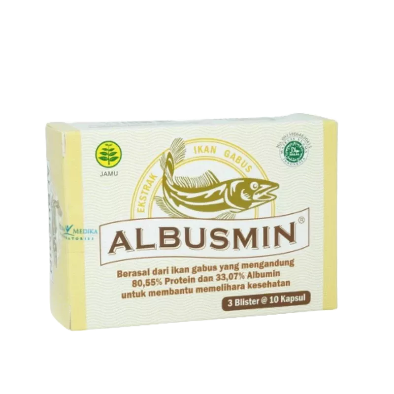 ALBUSMIN 3 BLISTER 10 KAPSUL