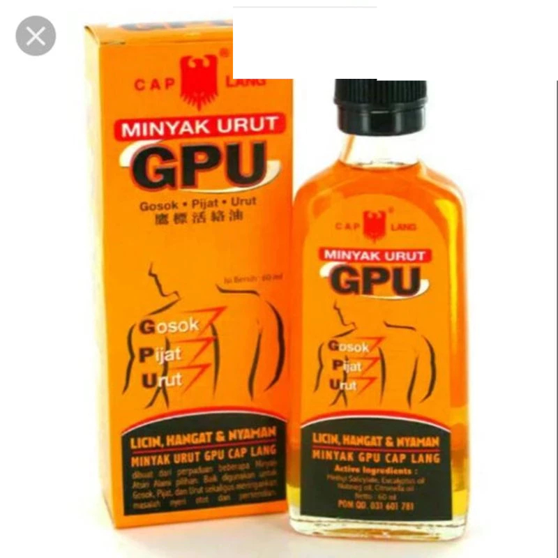 MINYAK URUT GPU CAP LANG 30ML