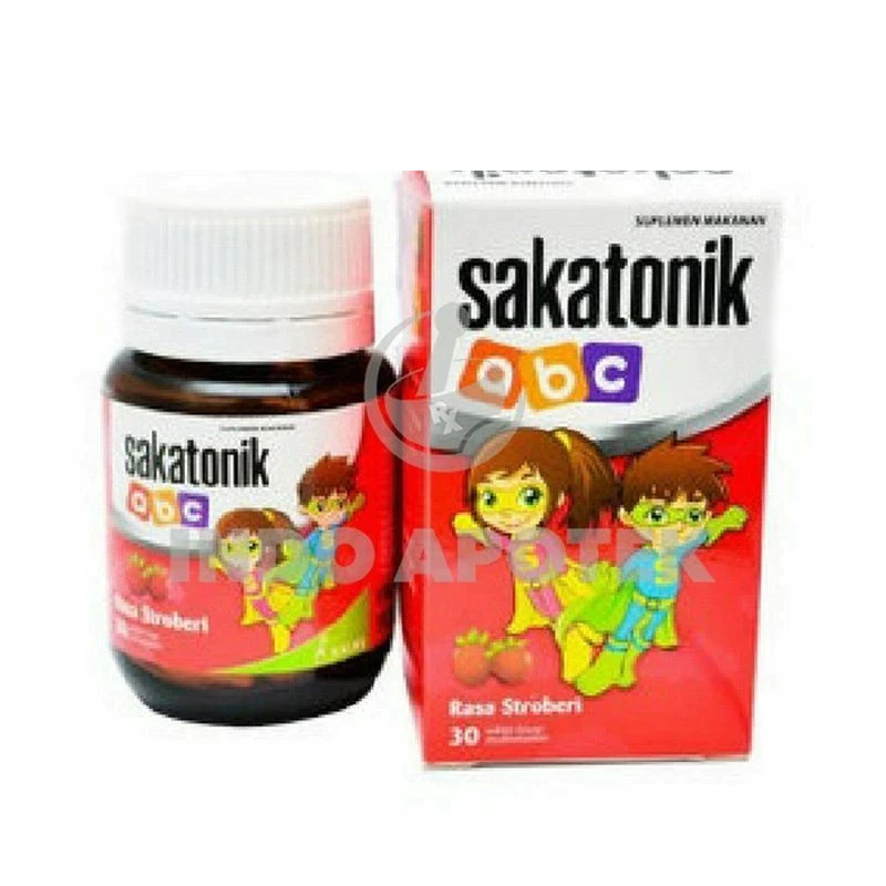 SAKATONIK ABC STRAWBERY 30 TABLET