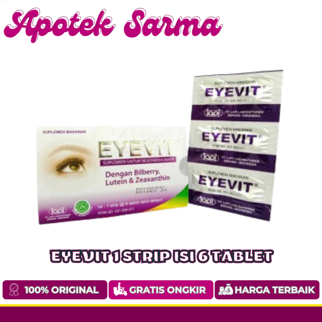 EYEVIT 1 STRIP ISI 6 TABLET