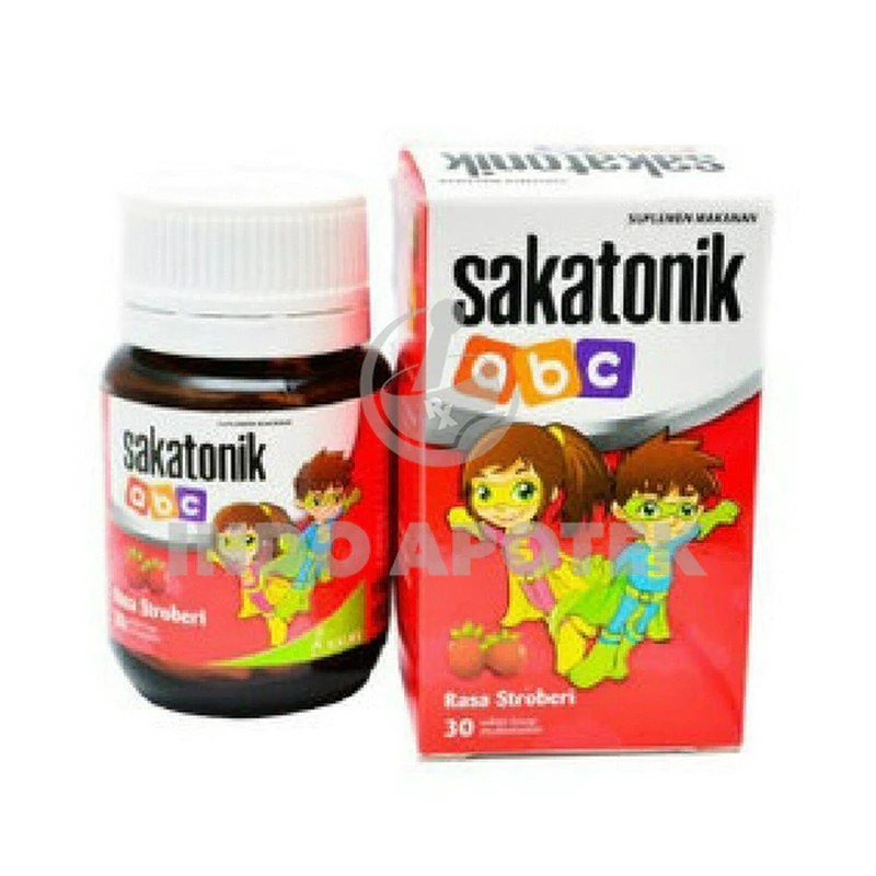 SAKATONIK ABC STRAWBERY 30 TABLET