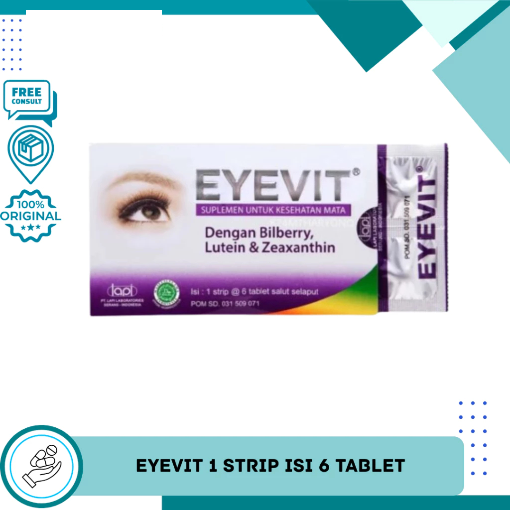 EYEVIT 1 STRIP ISI 6 TABLET