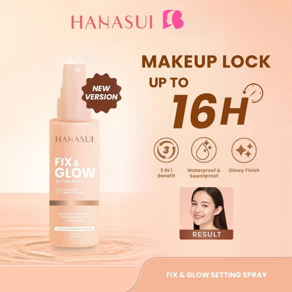 Hanasui Fix & Glow Setting Spray 60ml