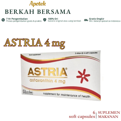 ASTRIA ASTAXANTHIN 4MG 4 KAPSUL