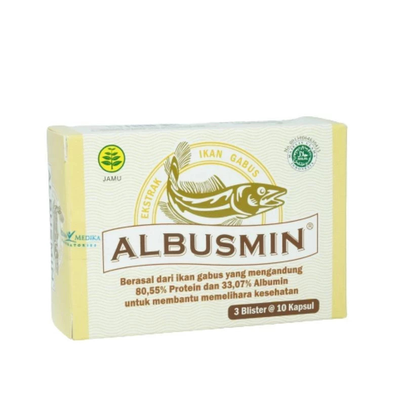 ALBUSMIN 3 BLISTER 10 KAPSUL