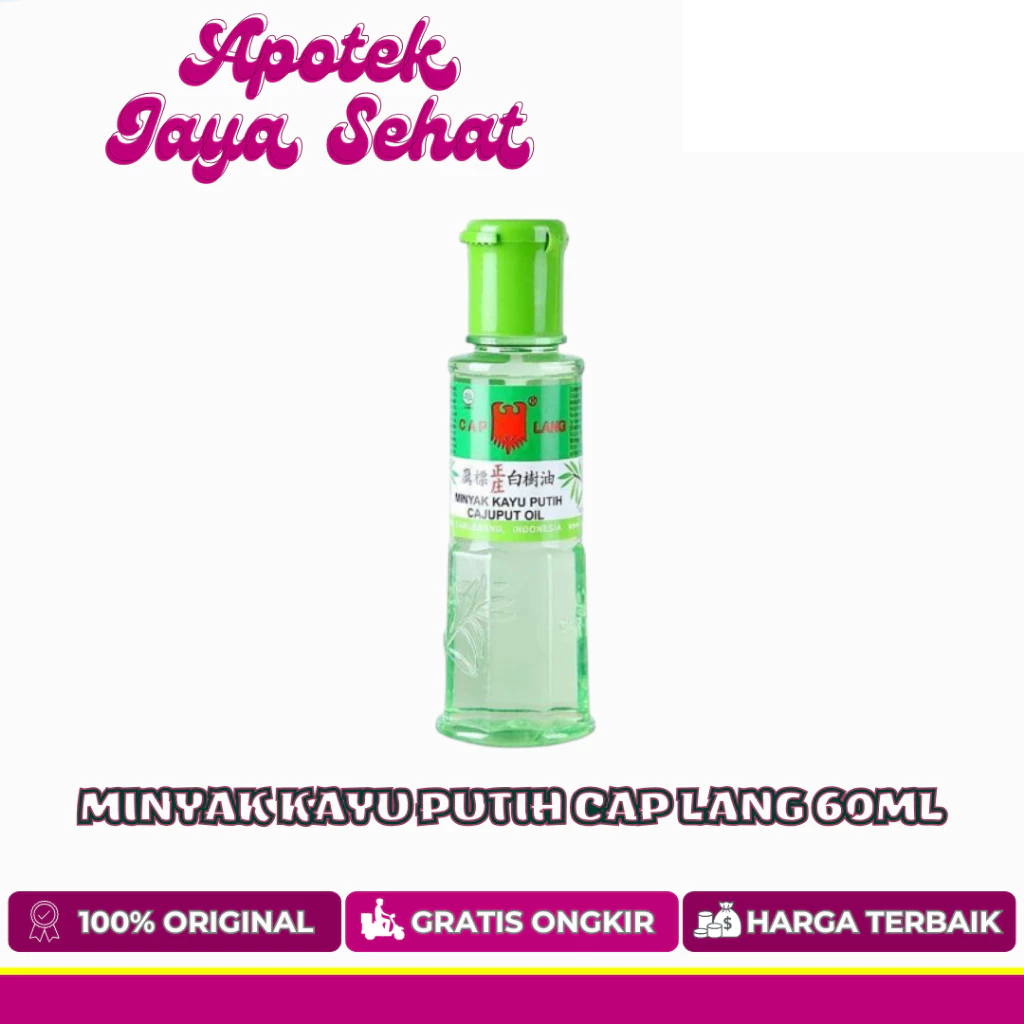 MINYAK KAYU PUTIH CAP LANG 60ML