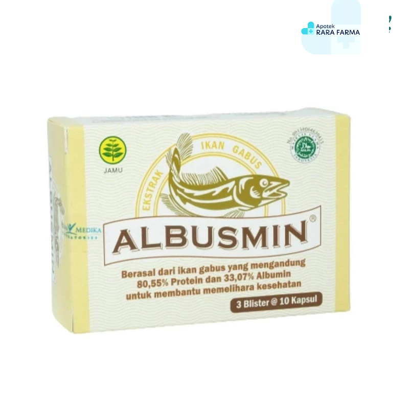 Albusmin 3 Blister 10 Kapsul