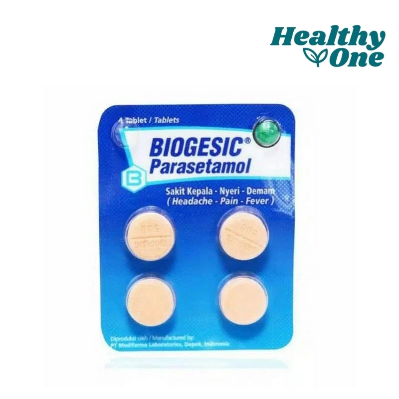 BIOGESIC 1 STRIP 4 TABLET