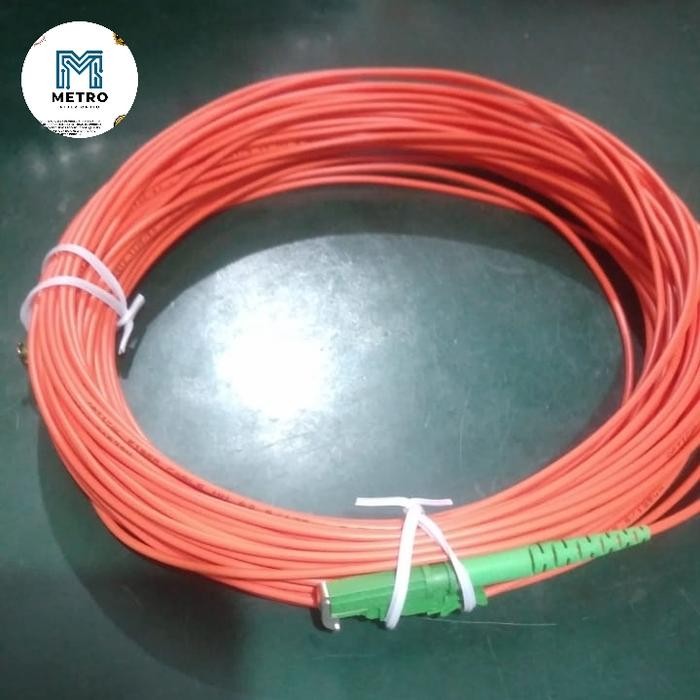Patchcord E2000 APC to E2000 APC OM1 2mm Simplex 25 Meter pabrikasi
