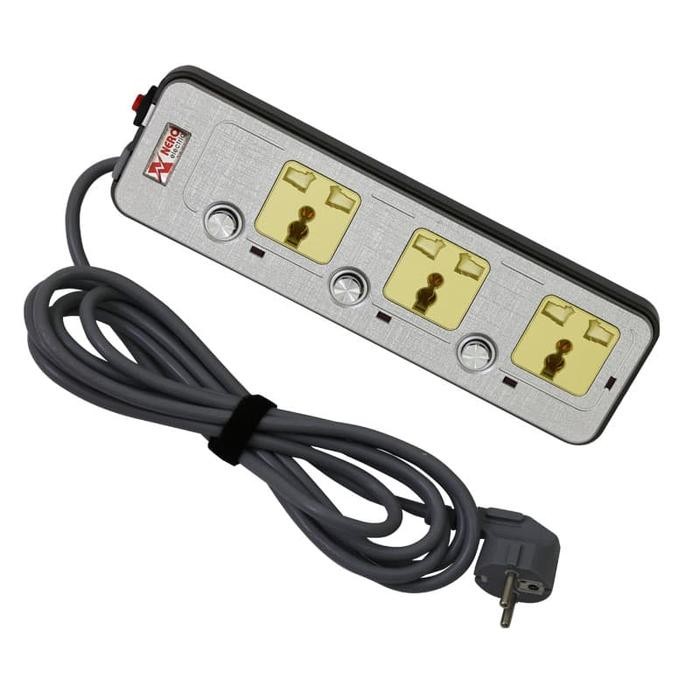 NERO Multi Outlet Extensions THUNDERBOLT P03 - 3P / - Titanium Silve