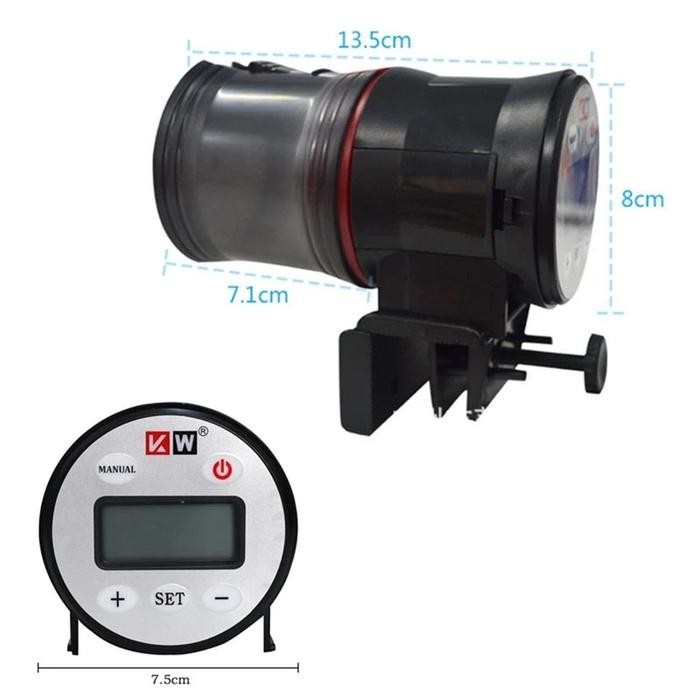 1 pcs Automatic Fish Feeder Aquarium Digital Fish Tank Electrical