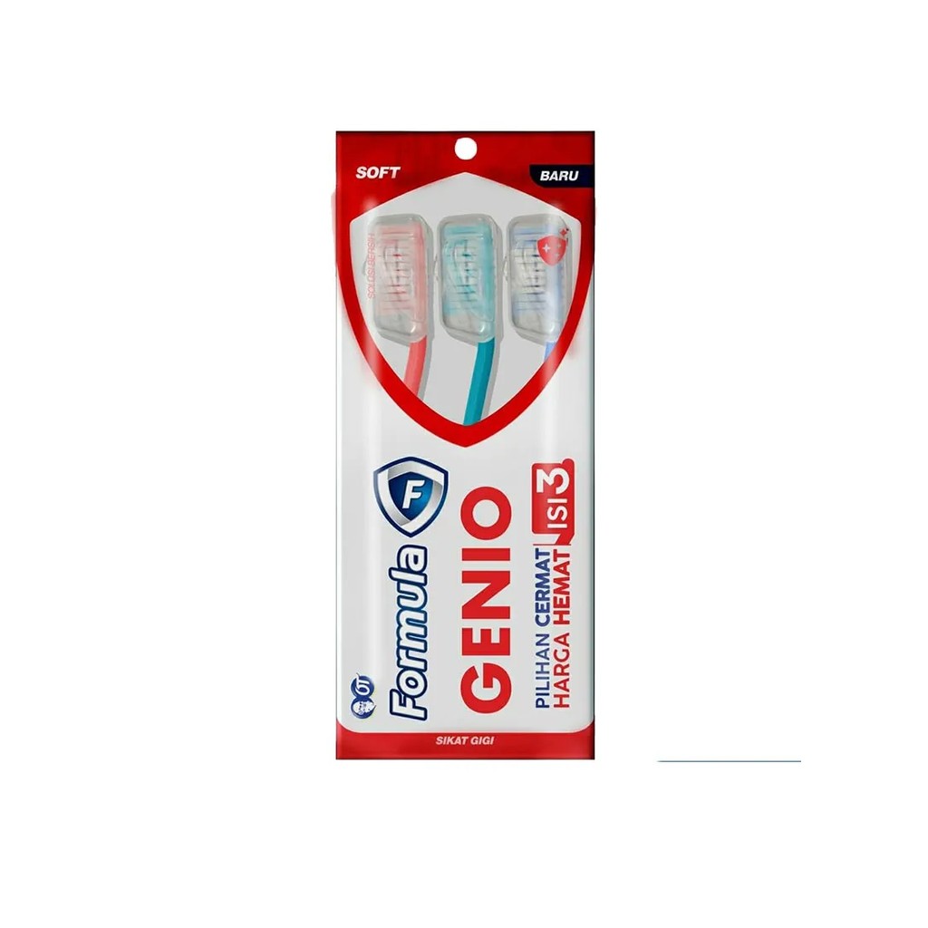 Formula Sikat Gigi Genio 3'S Soft
