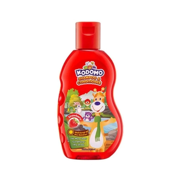 KODOMO SHAMPOO SPLASH STRAWBERRY BOTOL 200 ML