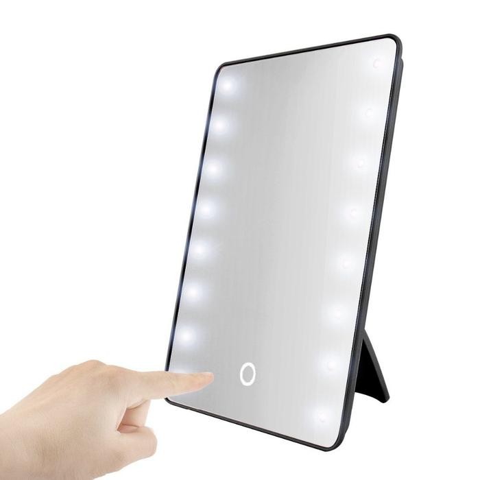 Home Solution Cermin Makeup Mirror 16 LED Light
