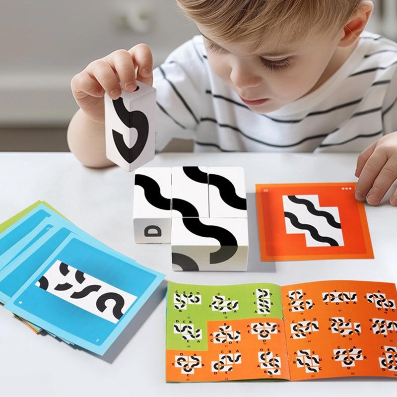 Block Puzzle Game Interactive Puzzle Board Interactive Educational Action Learning Toy Brain Teasers