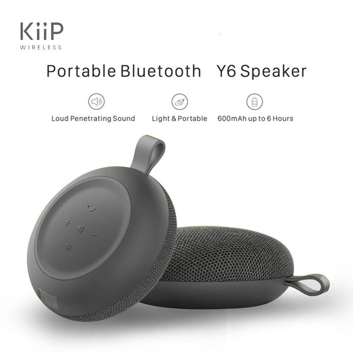 Kiip Wireless Y6 Round Bluetooth Wireless Speaker