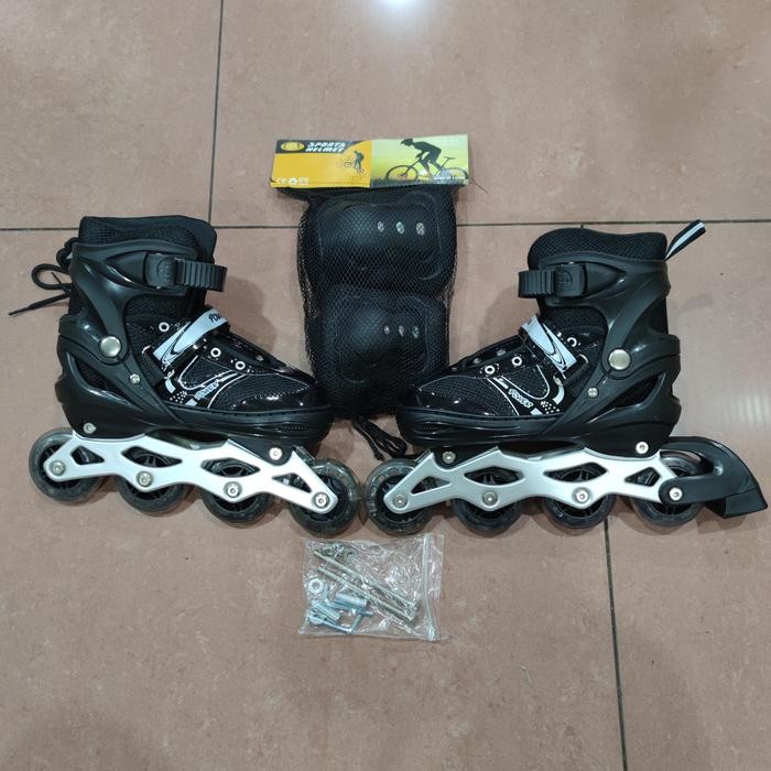 SEPATU RODA INLINE SKATE + DECKER PELINDUNG FULLSET