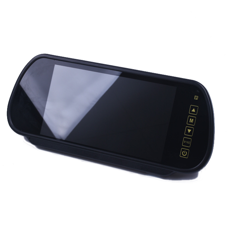 7 Inch TFT LCD Widescreen Touch Button support DVD Car Rearview