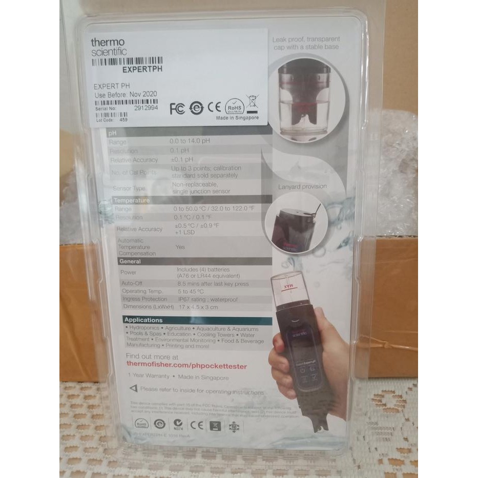 THERMO SCIENTIFIC EUTECH EXPERT PH
