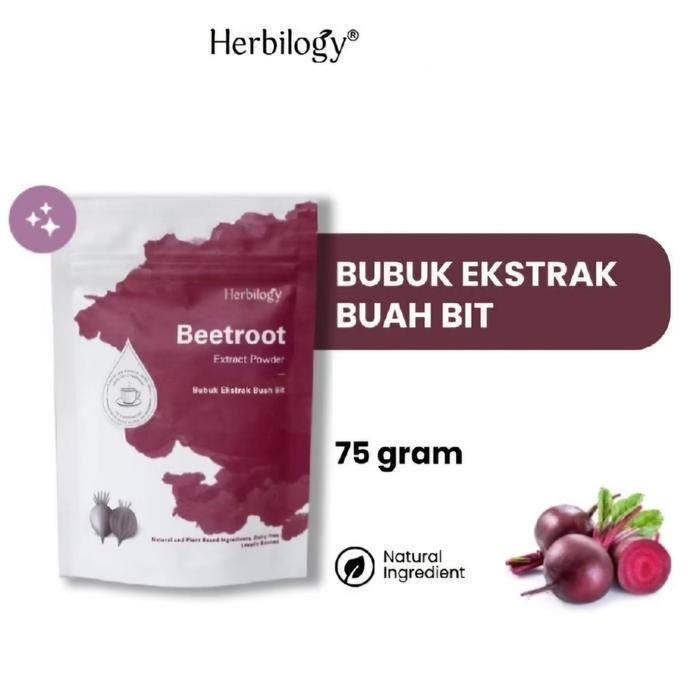 Herbilogy - BEET ROOT 75gr Extract Powder Bit Merah