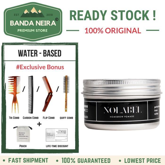 No Label / Nolabel Waterbased Water Based Pomade