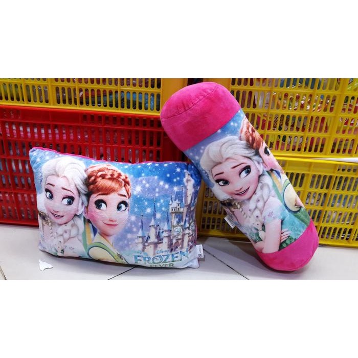 Set bantal dan guling frozen