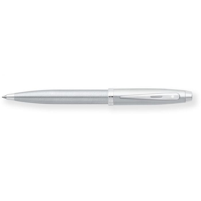 Sheaffer 100 Brushed Chrome Ballpoint Pen
