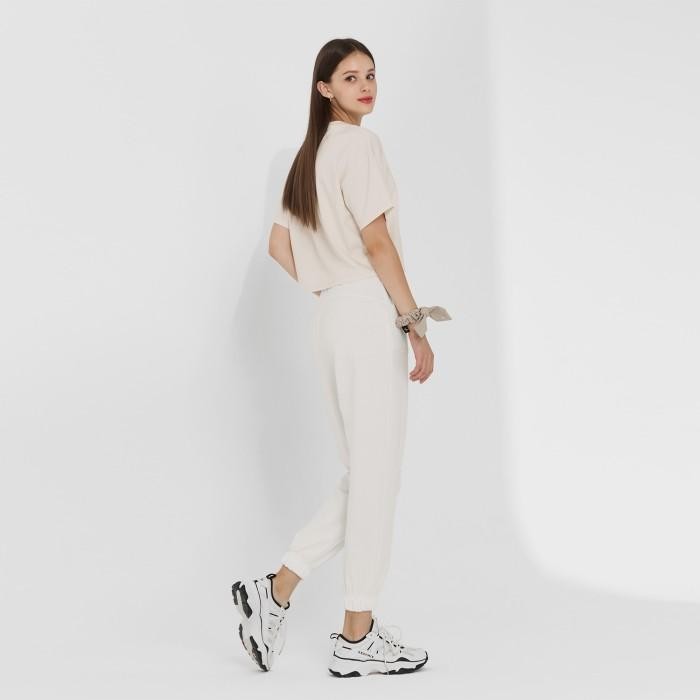 (Allthebest) XEXYMIX Cool Touch Basic Cropped T-shirt