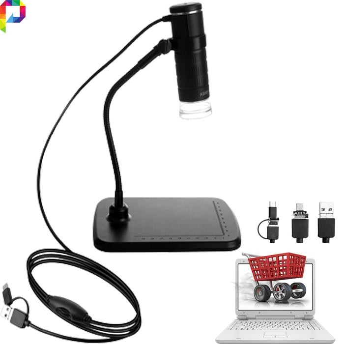 Kamera Mikroskop Digital Microscope Camera 1000X Usb Android Hd