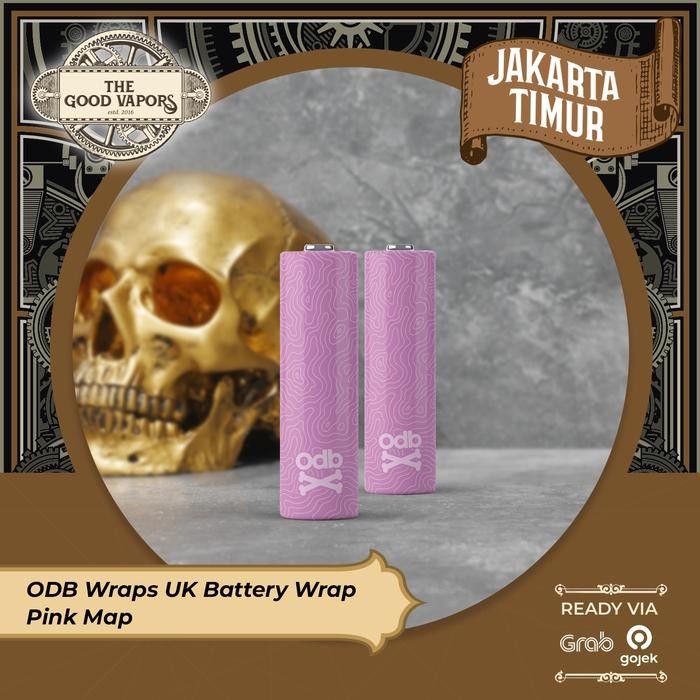 ODB Wrap Pink Map Wrap Authentic UK