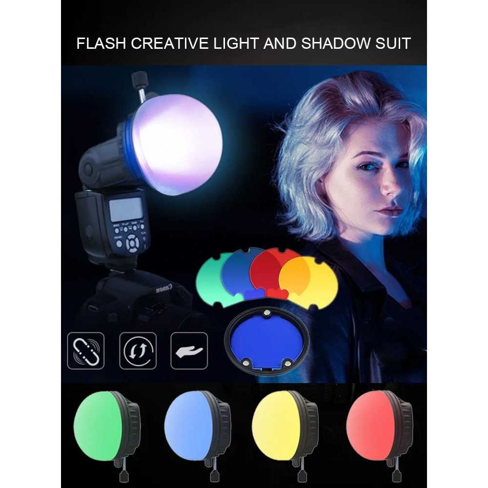 Speedlite Flash Light Modifier Diffuser Reflector - Tr08