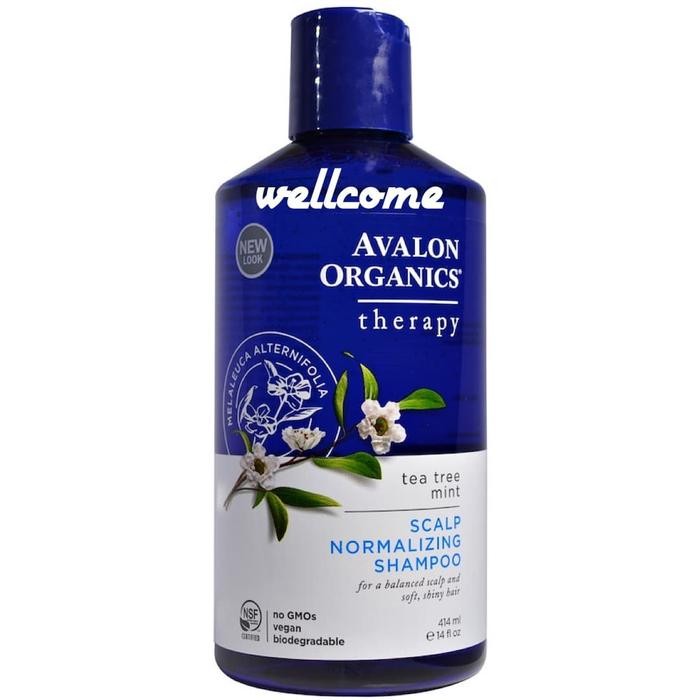 AVALON ORGANICS SCALP NORMALIZING SHAMPOO TEA TREE MINT THERAPY 414 ML