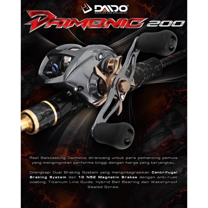 Daido - Reel Baitcasting Daimonic 200L