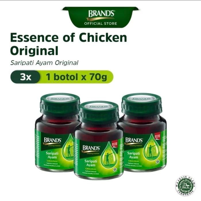 Brand's Paket Hemat Original 70 Gr ( 3 BOTOL )