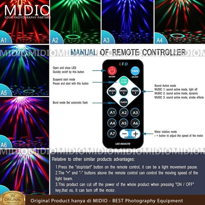 (Expert) LED Party Light + Remote LED EU Plug