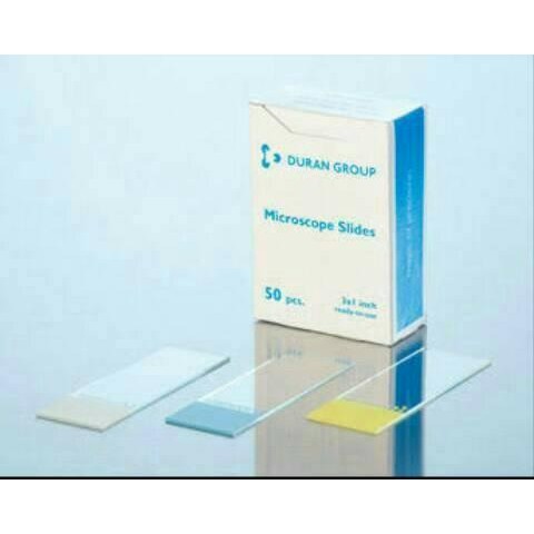 Microscope Slides Ground Edges 45 Duran / Objek Glass