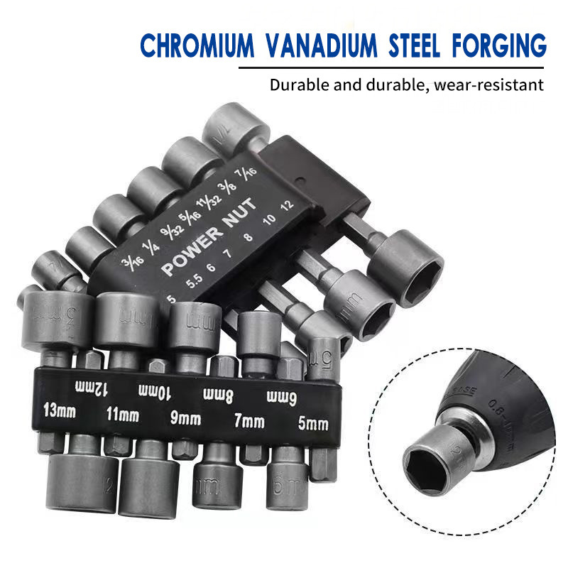 BEST SELLER Powerful Socket Inner Hexagonal Wrench Hexagonal Handle Screwdriver Socket Extension Rod Pneumatic Screwdriver Insert Tool Set