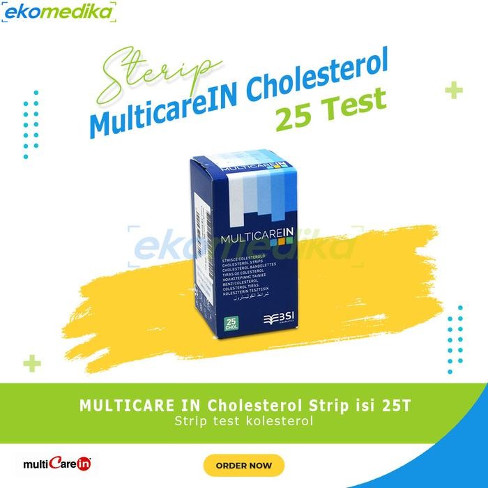 Multicare Cholesterol In Strip 25T