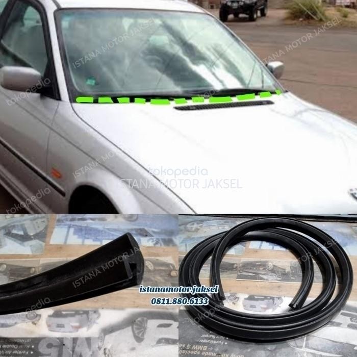KARET GRILL WIPER BAWAH KACA DEPAN BMW E36 E46 E90 E53 E38 E39