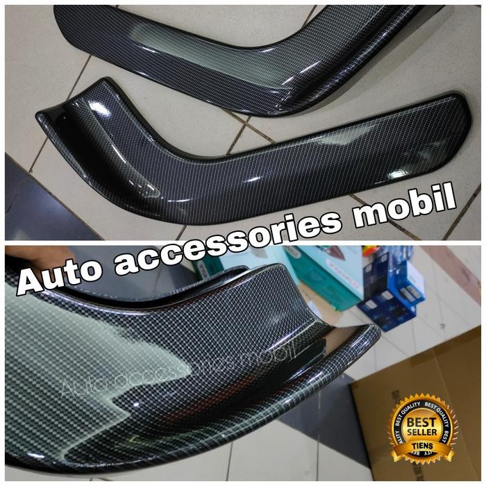 Winglet Lips Bumper Universal Carbon