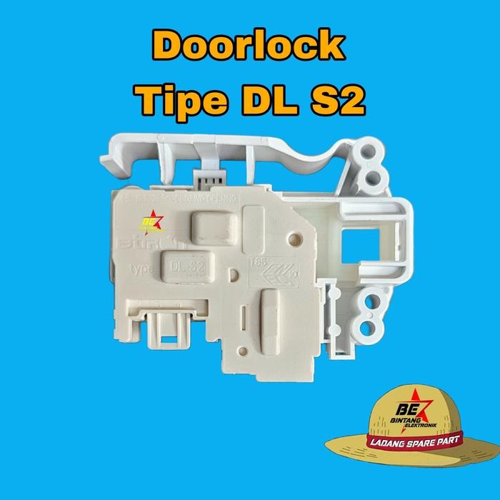 [Cod] Door Lock Switch Mesin Cuci Sharp Front Loading Lg 4 Pin Ori