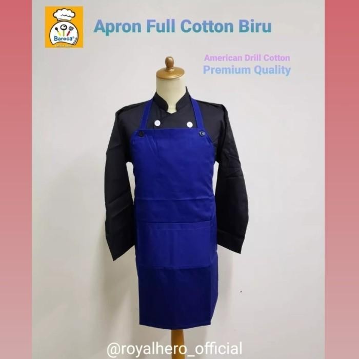 [Expert] Bareca Apron Full / Celemek Cotton Drill