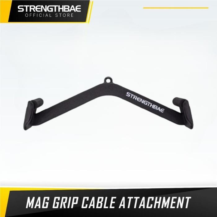 Mag Long Bar 58cm Cable Attachment STRENGTHBAE Lat Pulldown Row Bar D Handle Pull Down Set Power