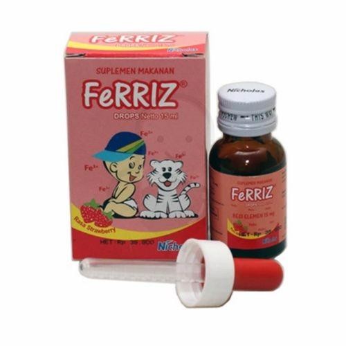 FERRIZ DROPS RASA STRAWBERRY 15 ML