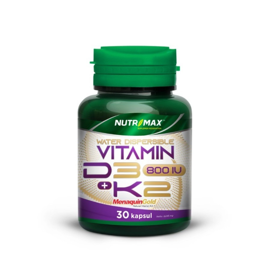 NUTRIMAX D3 + K2 30 Kapsul BOTOL / MULTIVITAMIN
