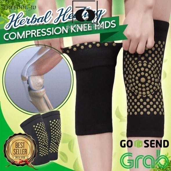 Diskon...!!! Herbal Heating Compression Knee Pad Tf