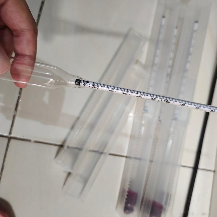 Density Hydrometer Range 1.100 - 1.200