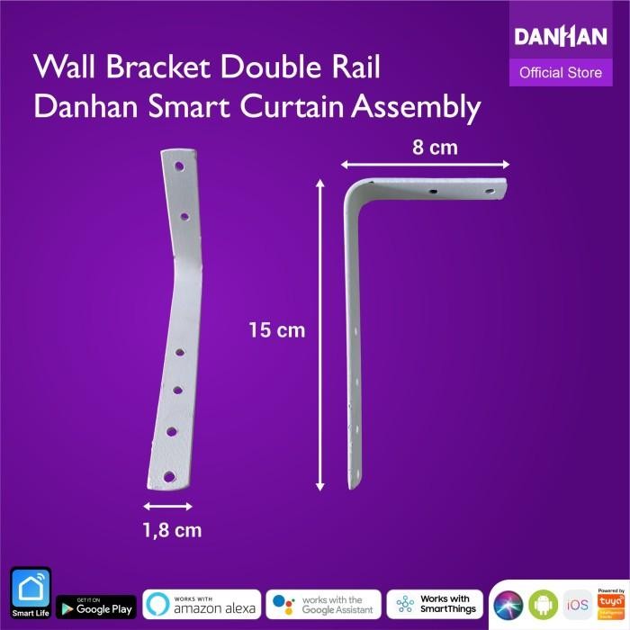 (Allthebest) Wall Bracket Danhan Smart Curtain Assembly