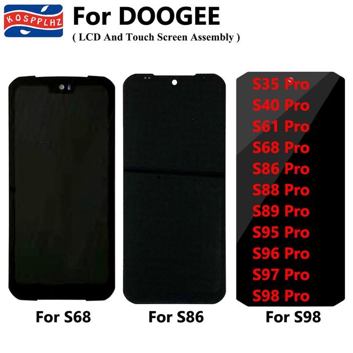 For DOOGEE LCD Display Touch Screen Replacement For DOOGEE S68